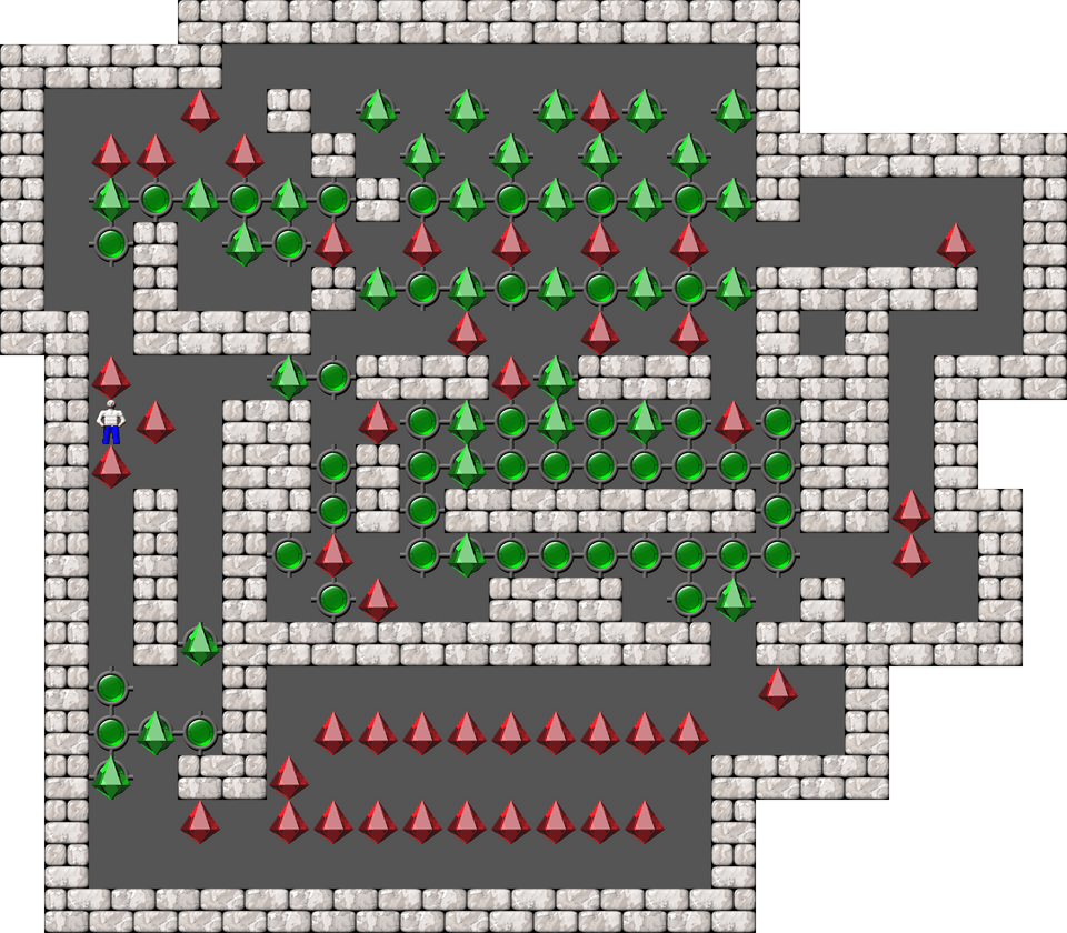 Sokoban Mass Remodel level 950